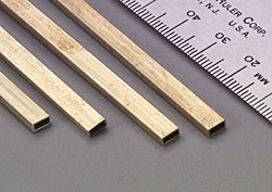 1/8 x 1/4 inch (3.18x6.35mm) Brass Rectangular Section (KS8264)